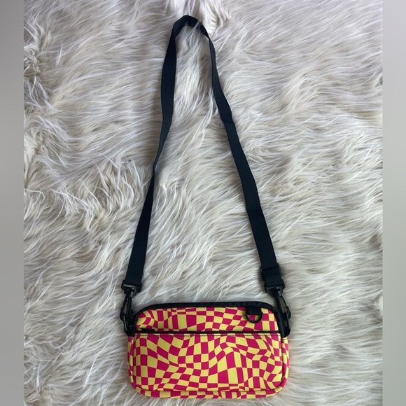 SP Silicon Power Retro Checkerboard Cross Body Purse - Picture 2 of 7